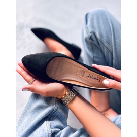 BM Balerinák bőr Kulcsok Fekete betéttel 1