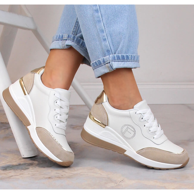 Női többszínű bőr sportcipő Filippo DP4660 sokszínű 1