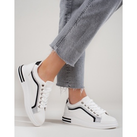 Női Shelovet tornacipő magas platformon, fehér 1