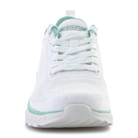 Skechers Bobs Squad Chaos Parallel Lines cipő W 117212-OFWT fehér 1
