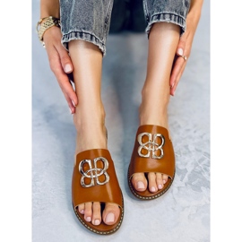 Ebony Camel női papucs barna 1 Ebony Camel női papucs barna 1