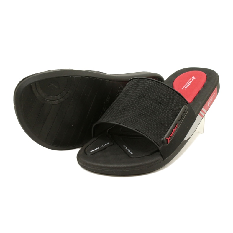 Rider 11970 Ad251 férfi zselés papucs fekete 4