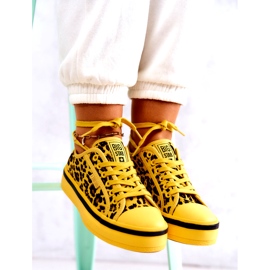 Női tornacipő Pantera Big Star JJ274616 sárga 9