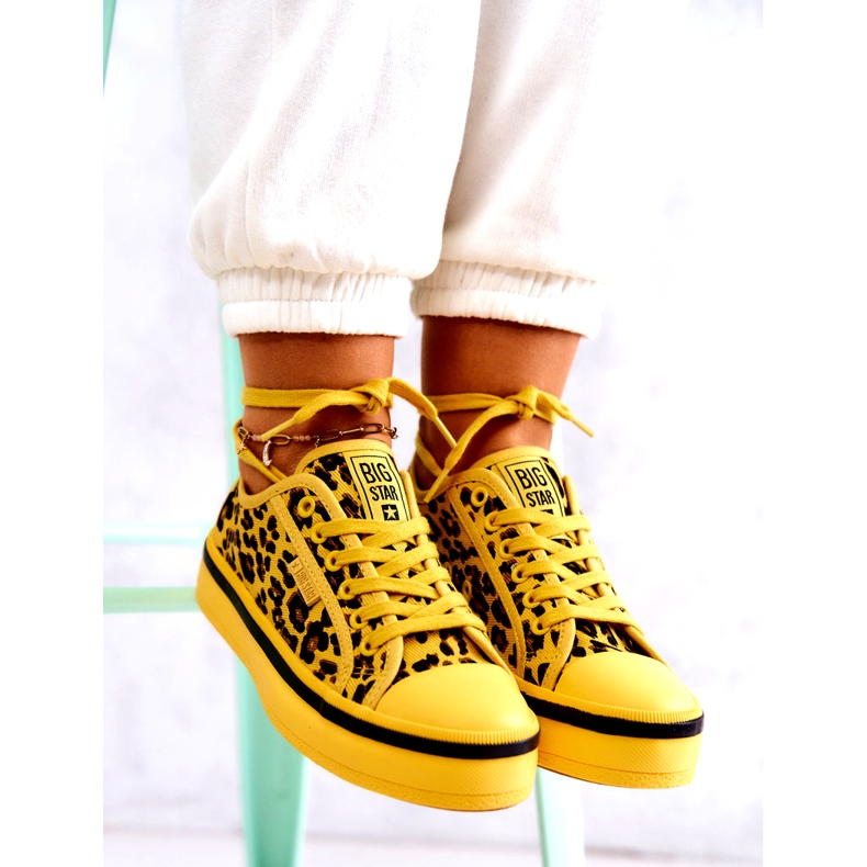 Női tornacipő Pantera Big Star JJ274616 sárga 9