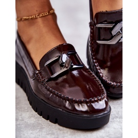 Sergio Leone Lakkozott naplopók a Burgundy Kjersti Platformon piros 4