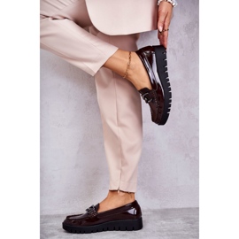 Sergio Leone Lakkozott naplopók a Burgundy Kjersti Platformon piros 6