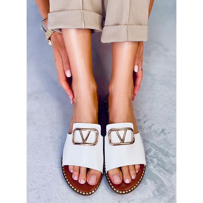 BM Tonya White női papucs fehér 2