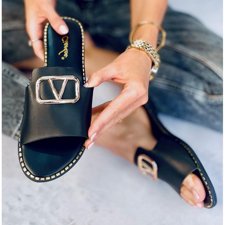 BM Tonya Black női papucs fekete 2