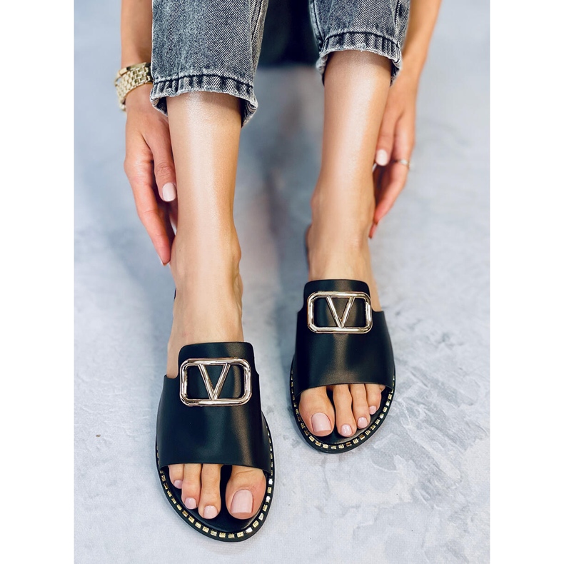 BM Tonya Black női papucs fekete 1