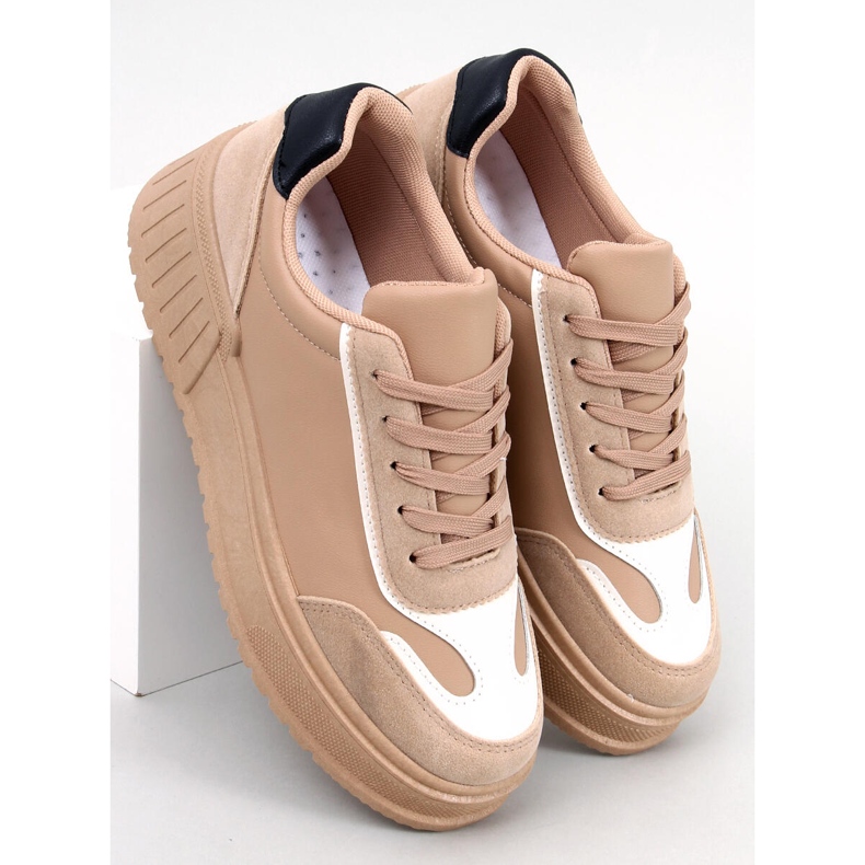 BM Platform Sneakers Griffin Khaki bézs 1