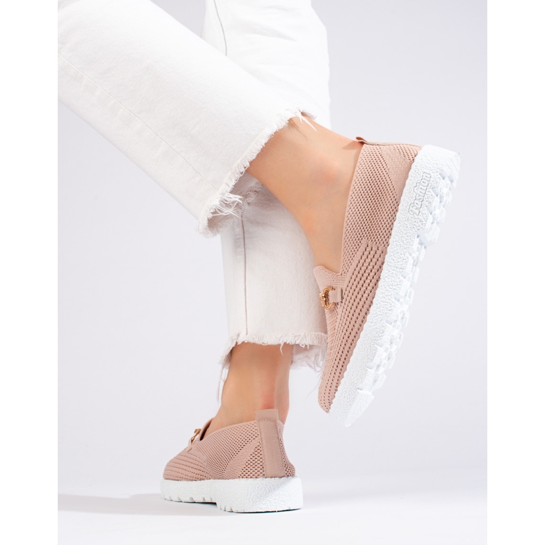 Shelovet púderrózsaszín női csúszócipő 1