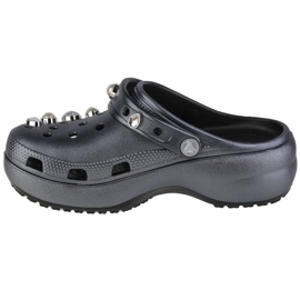 Crocs Classic Platform Crystals Pearls Clog W 208342-001 szürke 1