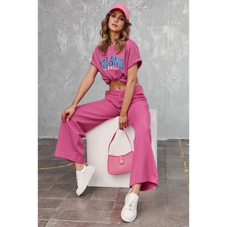 FG2 Női sportcipők hatalmas platformon, fehér és arany Chante 2