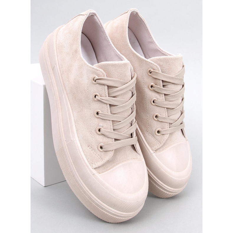 BM Curtis Beige platform tornacipő bézs 1