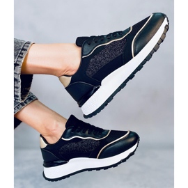 Breland Black női tornacipő fekete 1