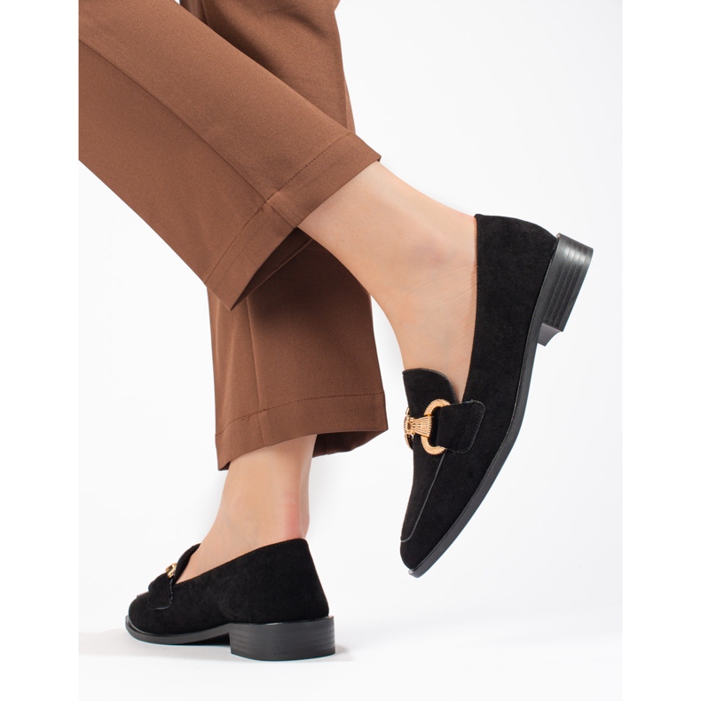 Seastar Női Shelovet velúr mokaszin fekete 2