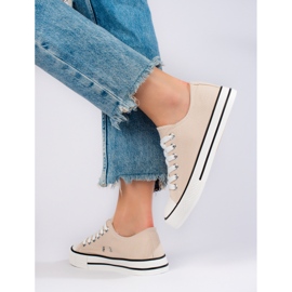 Shelovet női bézs színű tornacipő 1