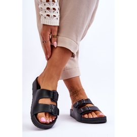 Női Platform Papucs Fekete Vertigo 2