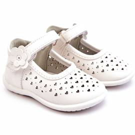 PA1 Gyermek magasan áttört balerinák tépőzáras fehér Jiannával 1 PA1 Gyermek magasan áttört balerinák tépőzáras fehér Jiannával 1