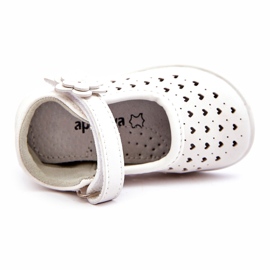 PA1 Gyermek magasan áttört balerinák tépőzáras fehér Jiannával 3 PA1 Gyermek magasan áttört balerinák tépőzáras fehér Jiannával 3