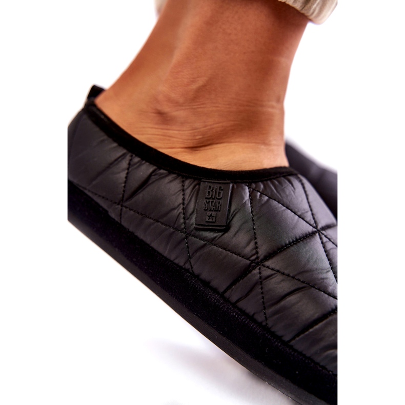 Női szigetelt papucs Big Star KK274606 Fekete 2