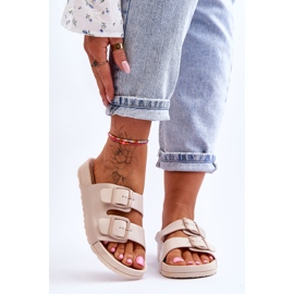 PS1 Női Vertigo Beige Platform papucs bézs 1