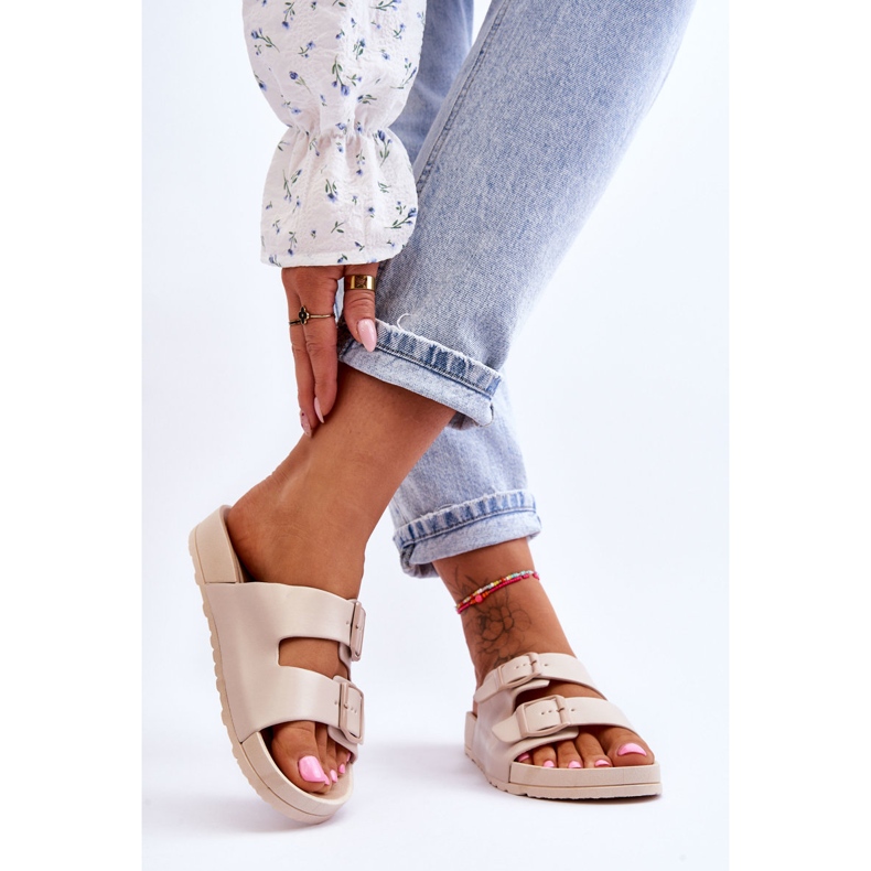 PS1 Női Vertigo Beige Platform papucs bézs 2