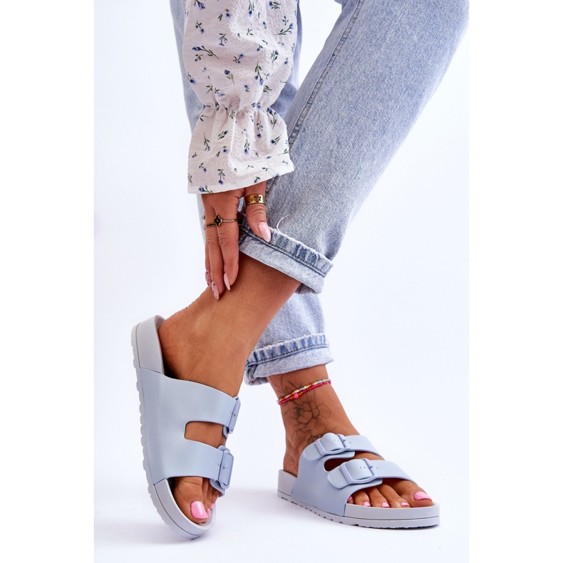 PS1 Női kék Vertigo Platform papucs 2