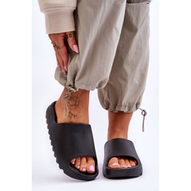 PS1 Divatos Platform papucs fekete Estella 1