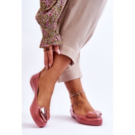 ZAXY női balerina szívvel LL285028 rózsaszín 2