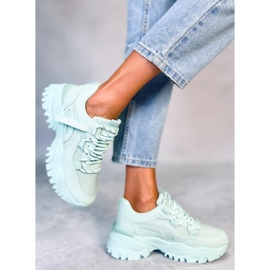 BM Bains Green wedge tornacipő zöld 1