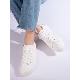 Női tornacipő a platformon fehér Big Star LL274968101 1