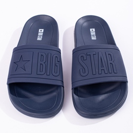 Big Star DD174688 férfi sötétkék papucs 1