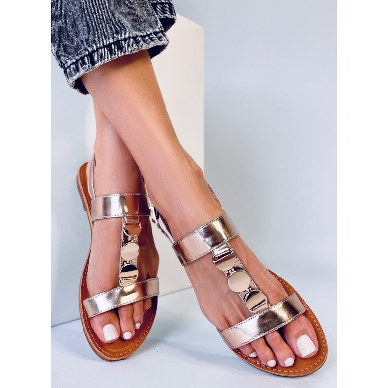 BM Női fémes Cheek Champagne szandál rózsaszín 1