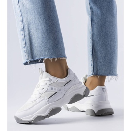 Fehér és szürke Big Star tornacipő JJ274579 1