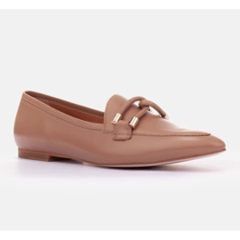 Marco Shoes Díszített naplopók bézs 1