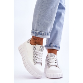 PG1 Női bőr tornacipő fehér Alison 1