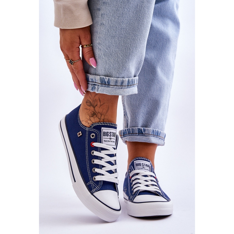 Női tornacipő Big Star T274021 sötétkék 1