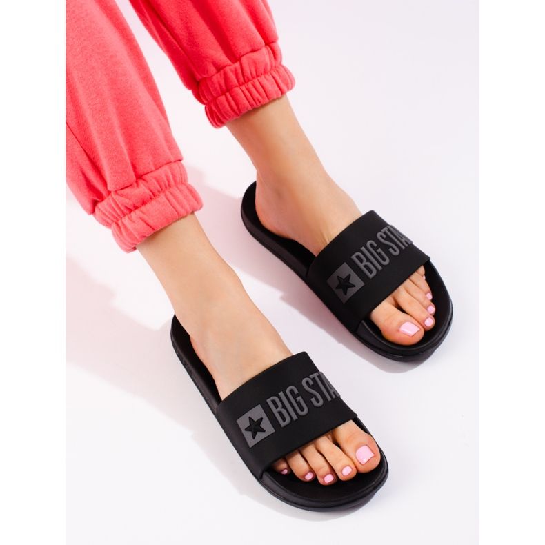 Fekete női papucs Big Star FF274A200906 1