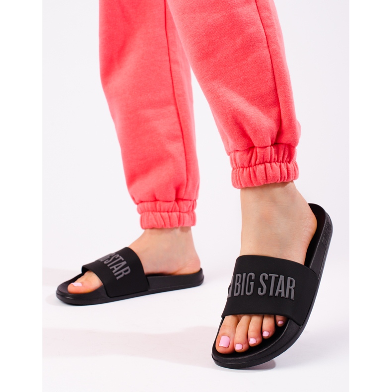Fekete női papucs Big Star FF274A200906 2
