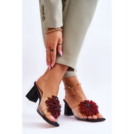 Divatos átlátszó magassarkú S.Barski KV-AP658-1 Fekete 2 Divatos átlátszó magassarkú S.Barski KV-AP658-1 Fekete 2