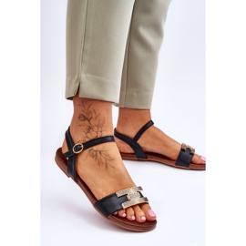 Női szandál S.Barski KV-5541-37 Fekete 2