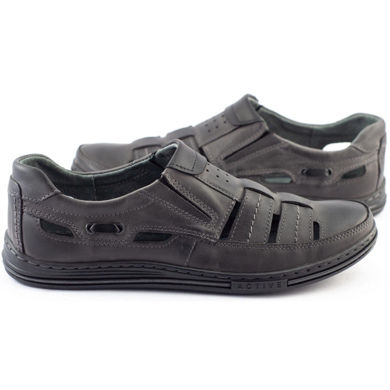 Polbut Férfi áttört cipő 06 nyári nyári szürke 2