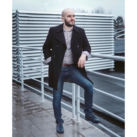 Polbut Férfi alkalmi cipő R3 Perforation Navy Blue kék 2