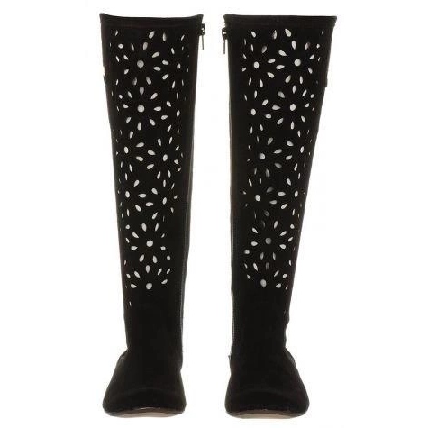 Olivier Női fekete áttört csizma 2 Olivier Női fekete áttört csizma 2