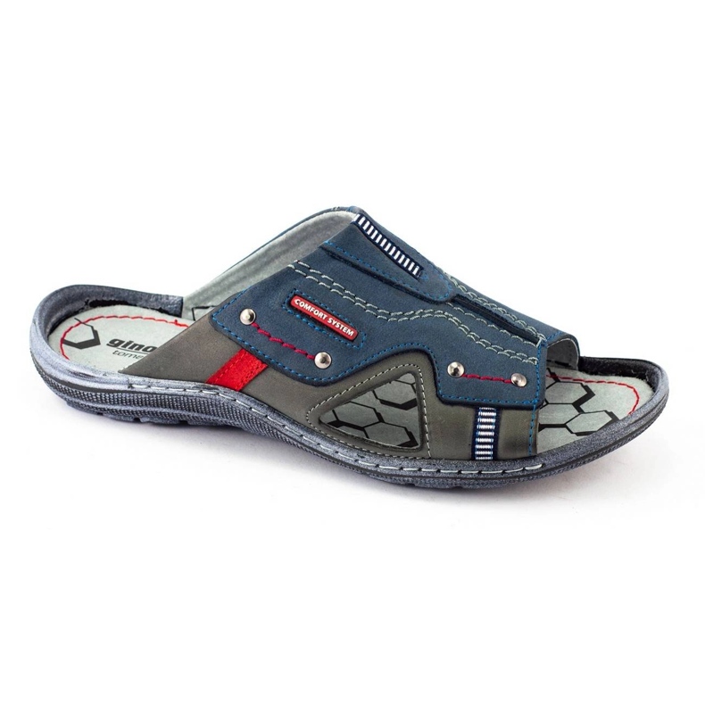 Férfi 334GT sötétkék papucs 1