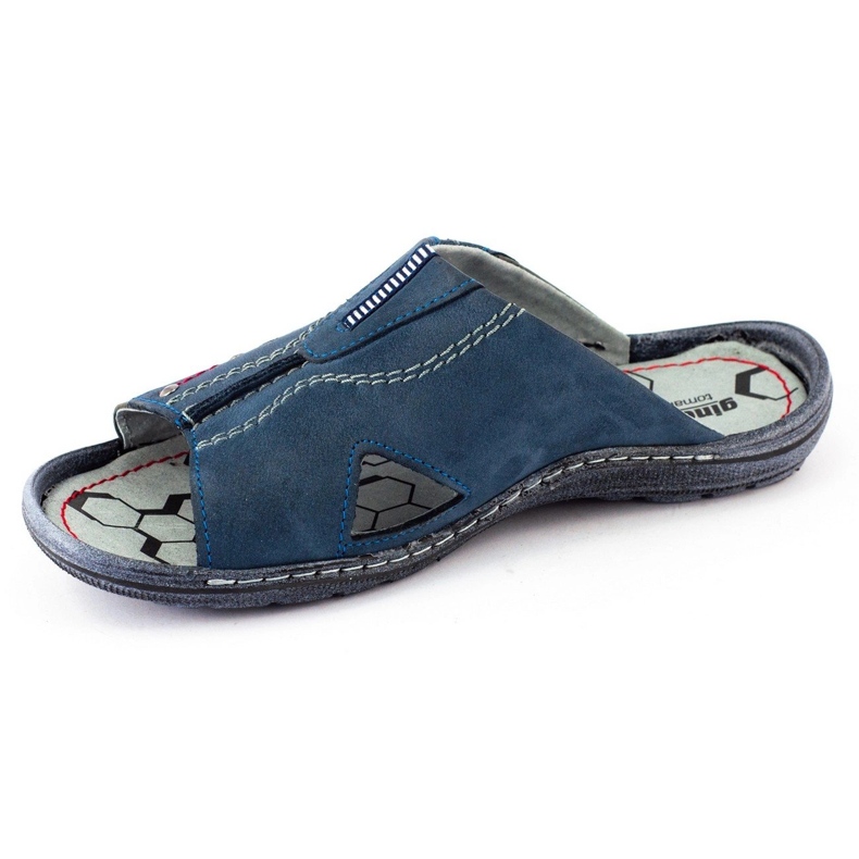 Férfi 334GT sötétkék papucs 2