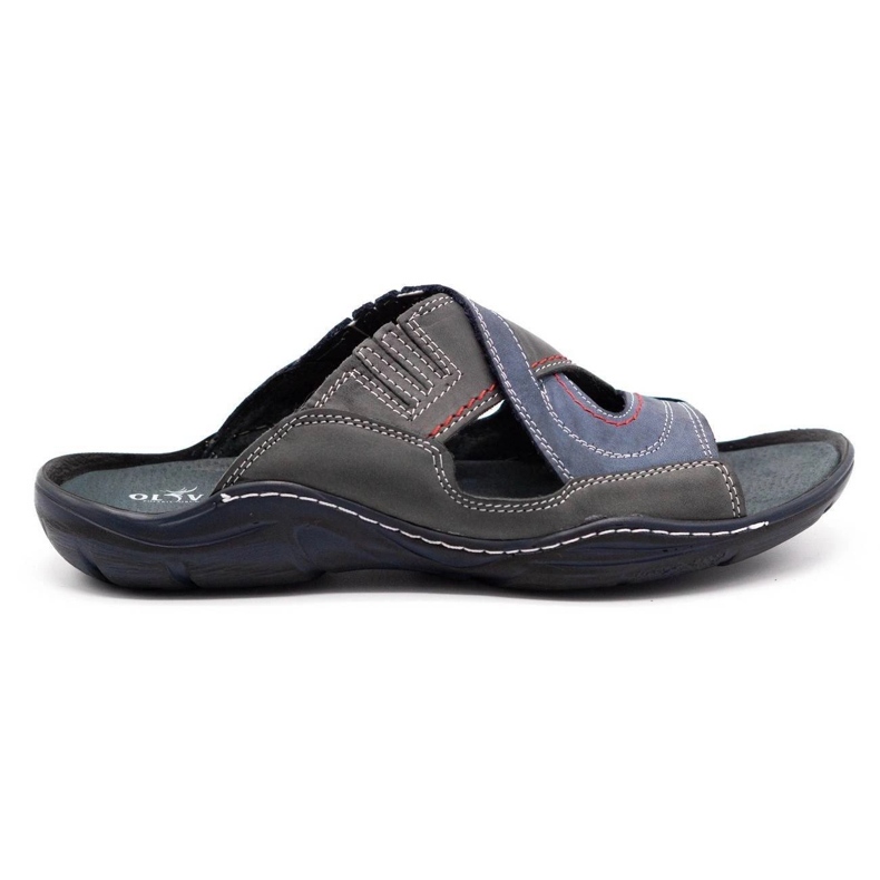 Mario Pala Férfi 400 sötétkék papucs 1