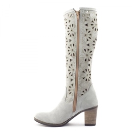 Olivier Áttört csizma a szürke sarkán 1