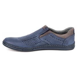 Polbut Férfi brogues 401 nyári sötétkék 2
